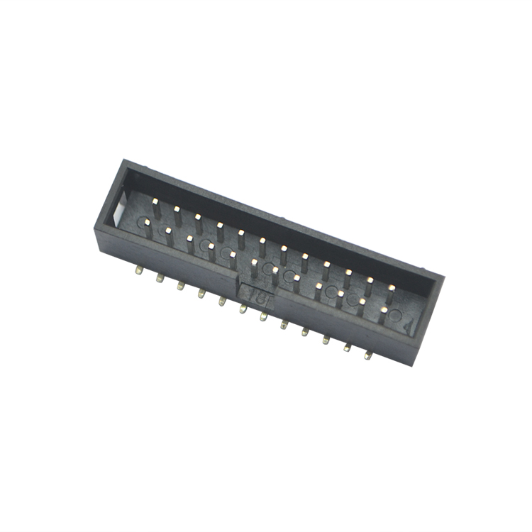 2.54间距14P SMT简牛针座