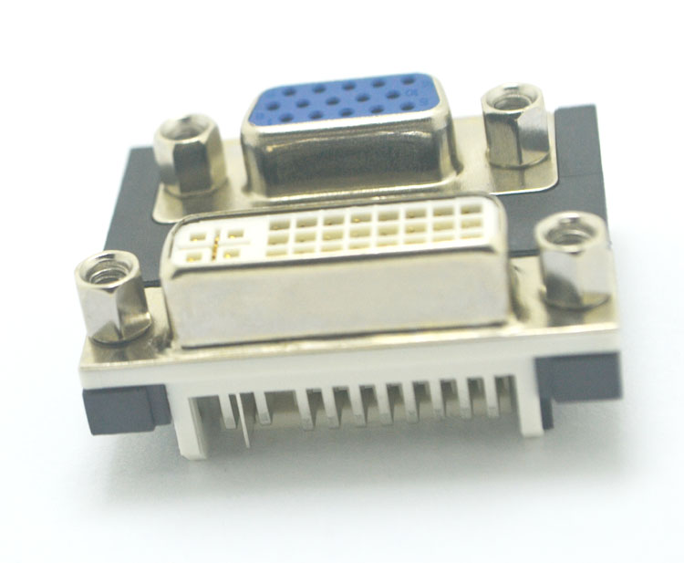 DVI24+5对sliml母 间距19.05 锁4.8螺丝