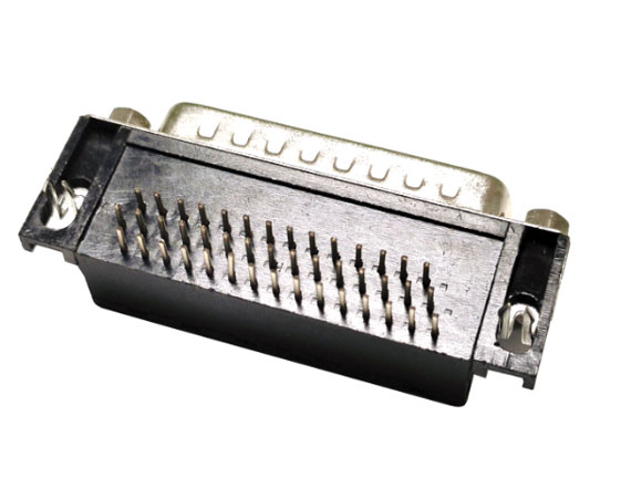 DMRH 44P 公头 铆锁 全金 黑胶<a href='/product/' class='keys' title='点击查看关于连接器的相关信息' target='_blank'>连接器</a>